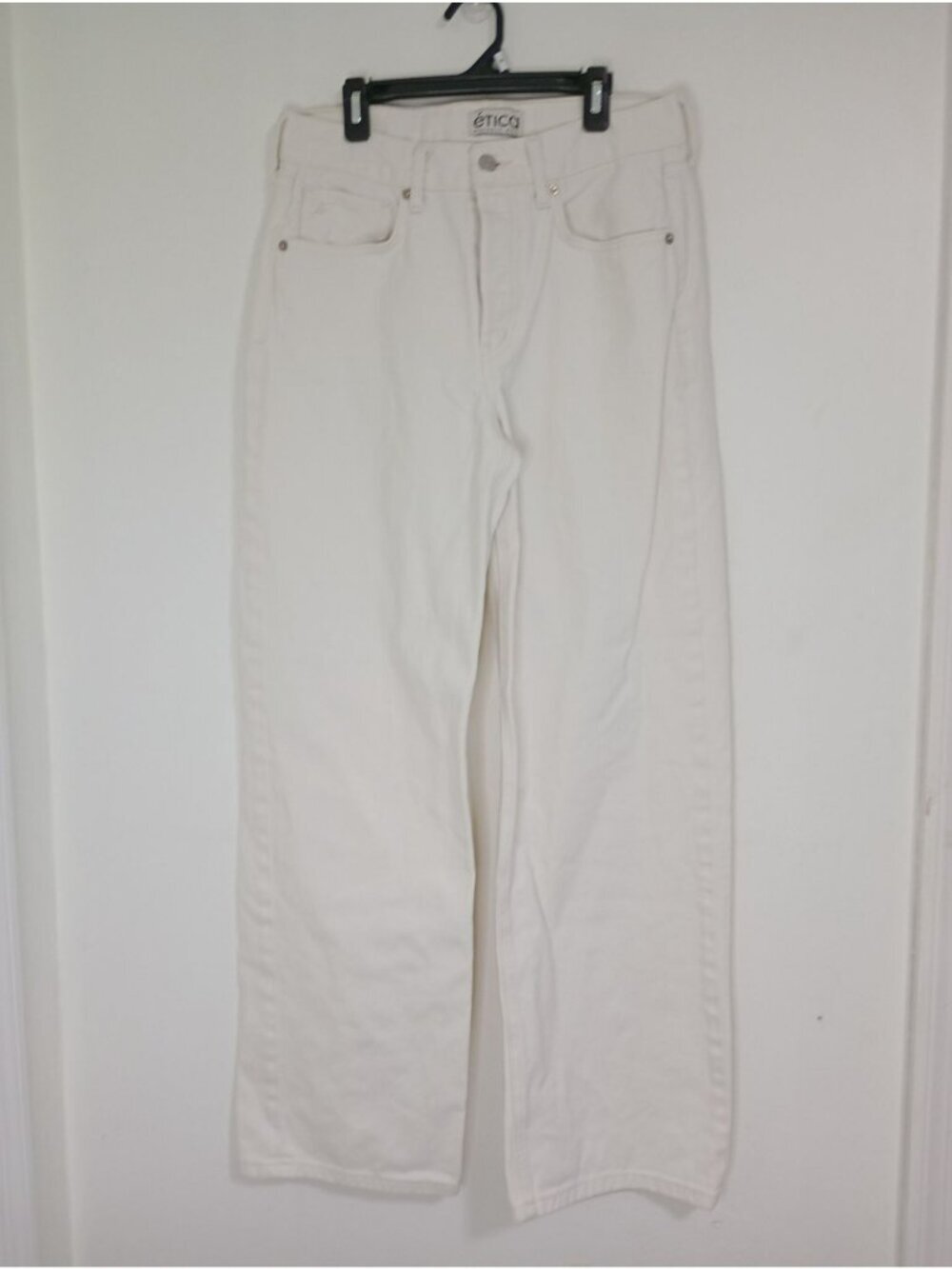 Ética Straight-Leg Button Fly Denim Jeans Size 27 Women